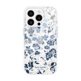 Kate Spade New York Protective Gems MagSafe - Etui iPhone 16 Pro (Flowerbed Blue)