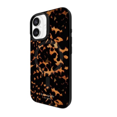 Kate Spade New York Protective MagSafe - Etui iPhone 16 (Tortoise) Kate Spade New York Protective MagSafe - Etui iPhone 16 (Tortoise)