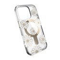 Speck Presidio Lux ClickLock & MagSafe - Etui iPhone 16 Pro (Sunshine Daisies / Clear / Gold)