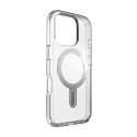 Speck Presidio Perfect-Clear ClickLock & MagSafe - Etui iPhone 16 Pro (Clear / Chrome Finish / Serene Silver)