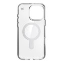 Speck Presidio Perfect-Clear ClickLock & MagSafe - Etui iPhone 16 Pro Max (Clear / Chrome Finish / Serene Silver)