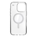 Speck Presidio Perfect-Clear MagSafe - Etui iPhone 16 Pro Max (Clear / Chrome Finish / Serene Silver)