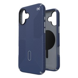 Speck Presidio2 Grip ClickLock & MagSafe - Etui iPhone 16 Plus (Coastal Blue / Dust Grey / White)