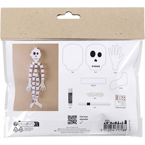 Zestaw DIY - Papierowy szkielet Zestaw DIY - Papierowy szkielet
