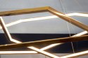 Lampa złota LED XXL Geometric 100cm + 80cm +60cm 10609