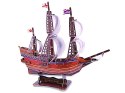 Puzzle 3D statek Golden Hind okręt 108 ele. puzzle przestrzenne ZA2600