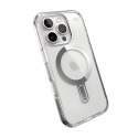 Speck Presidio Perfect-Clear ClickLock & MagSafe - Etui iPhone 16 Pro (Clear / Chrome Finish / Serene Silver)