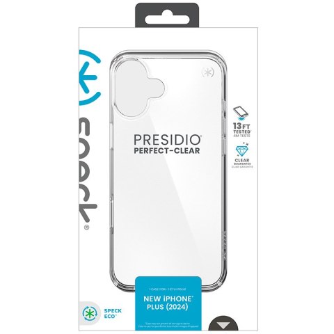 Speck Presidio Perfect-Clear - Etui iPhone 16 Plus (Clear) Speck Presidio Perfect-Clear - Etui iPhone 16 Plus (Clear)