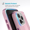 Speck Presidio2 Grip ClickLock & MagSafe - Etui iPhone 16 Pro Max (Wednesday Pink / Boysenberry Purple / White)