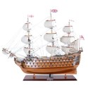 Ekskluzywny model żaglowca HMS Victory z rozwiniętymi żaglami - VIC45R