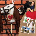 Hobby Horse Skippi A4 - łaciaty - nakrapiany - brązowo biały - dla dziecka