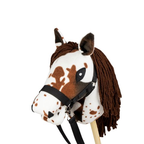 Hobby Horse Skippi A5 - łaciaty - nakrapiany - brązowo biały - dla dziecka