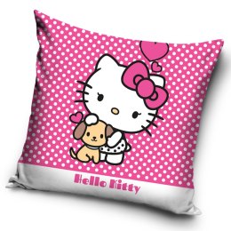 Poszewka dekoracyjna 40x40 Hello Kitty różowa welwetowa 12 Carbotex