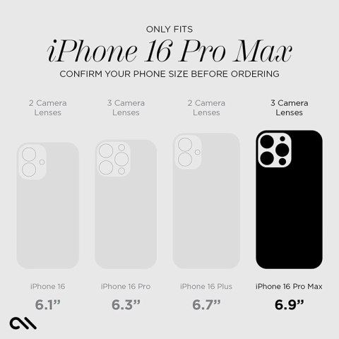 Case-Mate Karat MagSafe - Etui iPhone 16 Pro Max (Granite) Case-Mate Karat MagSafe - Etui iPhone 16 Pro Max (Granite)
