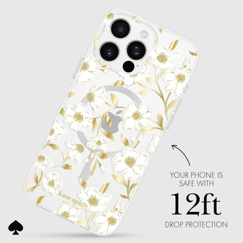 Kate Spade New York Protective Gems MagSafe - Etui iPhone 16 Pro Max (Sunshine Floral) Kate Spade New York Protective Gems MagSafe - Etui iPhone 16 Pro Max (Sunshine Floral)