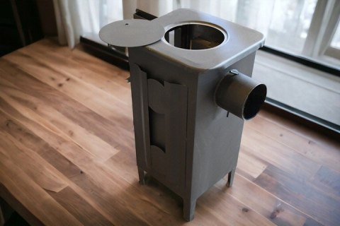 Piec Piecyk SZAMOTOWY Koza APOLLO + ZESTAW RUR ATEST POLSKA produkcja Piec Piecyk SZAMOTOWY Koza APOLLO + ZESTAW RUR ATEST POLSKA produkcja