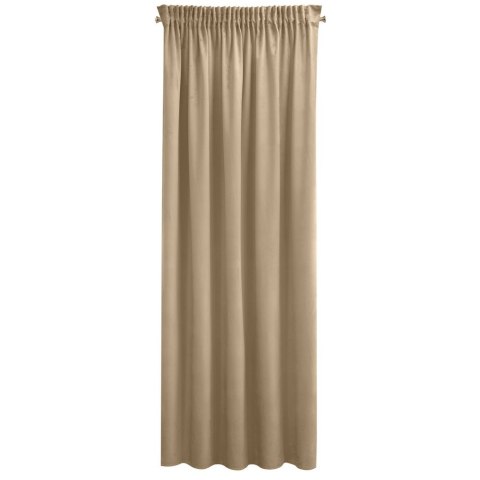 Zasłona 140x270 Sibel capucino welurowa gotowa na taśmie Pierre Cardin Zasłona 140x270 Sibel capucino welurowa gotowa na taśmie Pierre Cardin