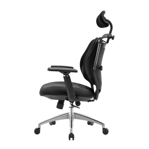 Fotel biurowy ergonomiczny Stelio Czarny Fotel biurowy ergonomiczny Stelio Czarny