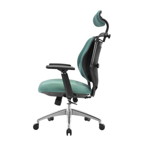 Fotel biurowy ergonomiczny Stelio Zielony Fotel biurowy ergonomiczny Stelio Zielony