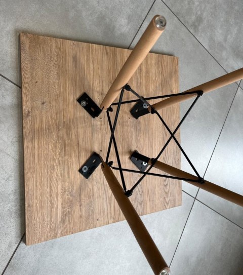 Stolik skandynawski kwadratowy CAPRI WOOD 50 cm Stolik skandynawski kwadratowy CAPRI WOOD 50 cm