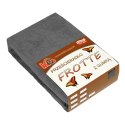 Prześcieradło frotte z gumką 70x140 antracytowe 072 grube 200g/m2 KARO