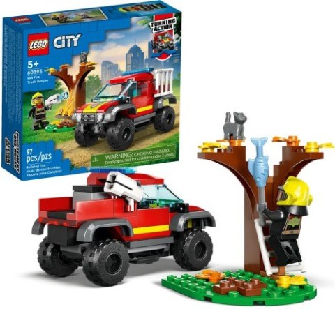 60393 - LEGO City - Wóz strażacki 4x4 - misja ratunkowa