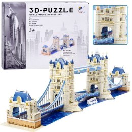 Puzzle 3D Tower Bridge 120-elementów Puzzle przestrzenne Londyn ZA5399