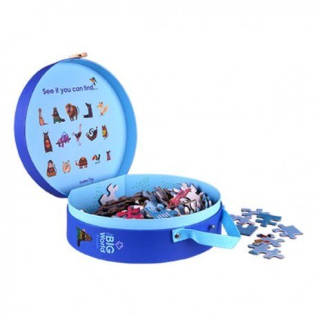 Duże puzzle podłogowe, wielki świat, 200 elementów Duże puzzle podłogowe, wielki świat, 200 elementów