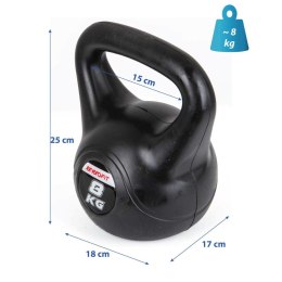 HANTLA KOMPOZYTOWA KETTLEBELL 8 KG ODWAŻNIK ENERO FIT