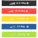 ZESTAW GUM DO ĆWICZEŃ FITNESS CROSSFIT MINI BAND 5W1 ENERO FIT