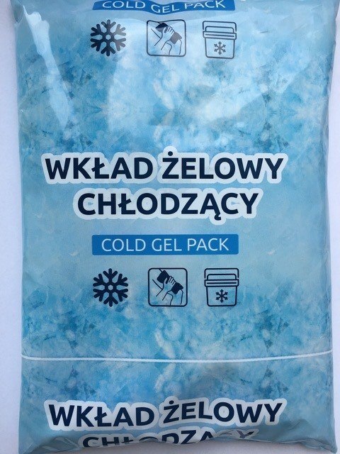 Wkład żelowy chłodzący do lodówek 480gr Wkład żelowy chłodzący do lodówek 480gr