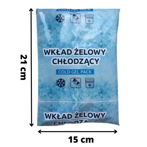 Wkład żelowy chłodzący do lodówek 480gr Wkład żelowy chłodzący do lodówek 480gr