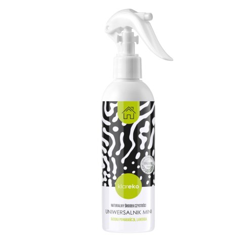 Płyn uniwersalny pomarańczowo-lawendowy butelka 250ml KLAREKO MINI Płyn uniwersalny pomarańczowo-lawendowy butelka 250ml KLAREKO MINI