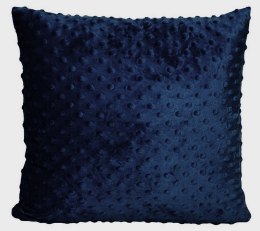 Poszewka dekoracyjna 40x40 Minky granatowa navy 36