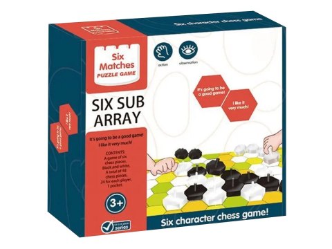 Edukacyjna gra logiczna "Six Sub Array", Układanka Plaster miodu, Klocki Edukacyjna gra logiczna "Six Sub Array", Układanka Plaster miodu, Klocki