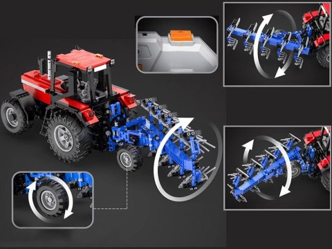 Duży Zestaw klocków 1675-ele 1:17 Traktor + pług Zdalnie sterowany ZA5251 Duży Zestaw klocków 1675-ele 1:17 Traktor + pług Zdalnie sterowany ZA5251