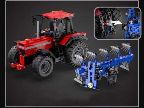 Duży Zestaw klocków 1675-ele 1:17 Traktor + pług Zdalnie sterowany ZA5251 Duży Zestaw klocków 1675-ele 1:17 Traktor + pług Zdalnie sterowany ZA5251