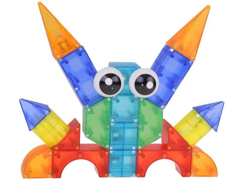 Klocki magnetyczne 3D Podświetlane klocki magnetyczne 64 ele ZA5240 Klocki magnetyczne 3D Podświetlane klocki magnetyczne 64 ele ZA5240