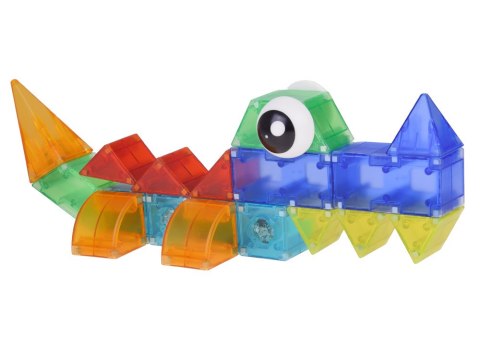Klocki magnetyczne 3D Podświetlane klocki magnetyczne 64 ele ZA5240 Klocki magnetyczne 3D Podświetlane klocki magnetyczne 64 ele ZA5240