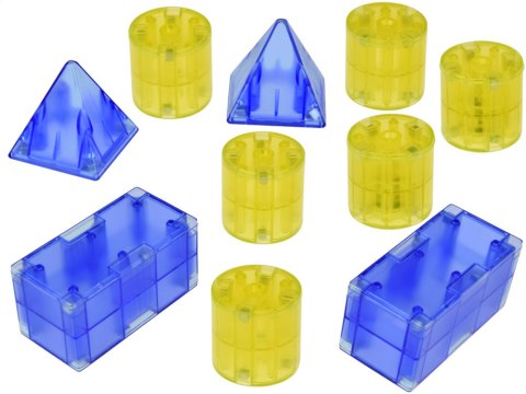 Klocki magnetyczne 3D Podświetlane klocki magnetyczne 64 ele ZA5240 Klocki magnetyczne 3D Podświetlane klocki magnetyczne 64 ele ZA5240