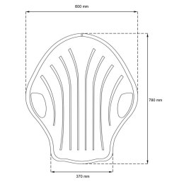 ŚLIZG PLASTIKOWY SHELL ZIELONY R.M