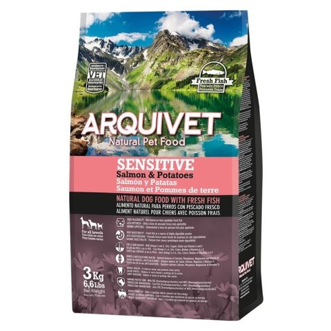 Arquivet Sensitive łosoś z ziemniakami 3 kg