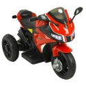 Motor na akumulator dla dzieci Trike światła muzyka Pilot zdalnego sterowania MOTO-S-6-CZERWONY