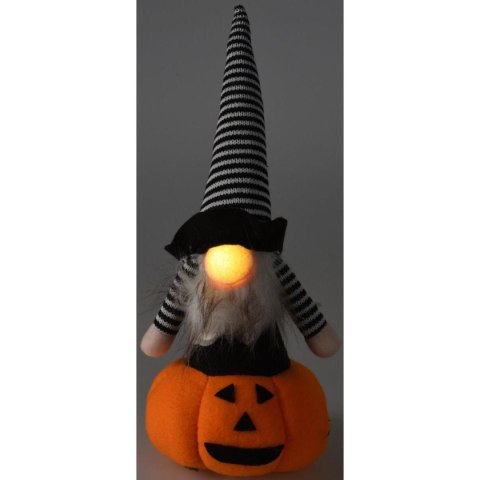 FIGURKA DEKORACYJNA NA DYNI 35CM LED HALLOWEEN POMARAŃCZOWY FIGURKA DEKORACYJNA NA DYNI 35CM LED HALLOWEEN POMARAŃCZOWY
