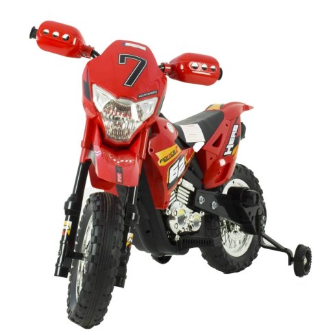 Motor na akumulator dla dzieci 2 x 45 SWIECACE KOŁA SKÓRA MOTO-M-9-CZERWONY Motor na akumulator dla dzieci 2 x 45 SWIECACE KOŁA SKÓRA MOTO-M-9-CZERWONY