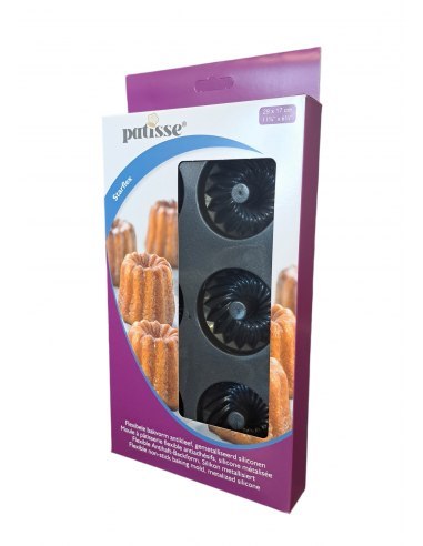 Silikonowa forma na 6 mini babek 29x17cm STARFLEX - Patisse Silikonowa forma na 6 mini babek 29x17cm STARFLEX - Patisse
