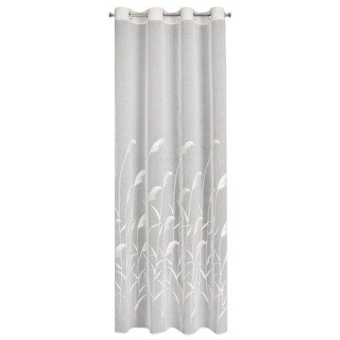 Firana 140x250 Abbie kremowa gotowa na przelotkach Eurofirany Firana 140x250 Abbie kremowa gotowa na przelotkach Eurofirany