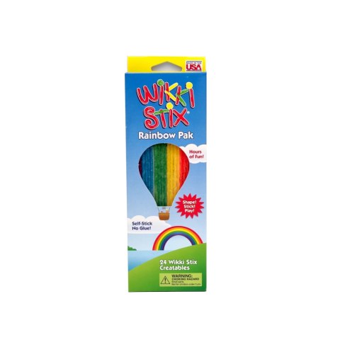 Kreatywne sznureczki Wikki Stix - Rainbow pack - 24szt. Kreatywne sznureczki Wikki Stix - Rainbow pack - 24szt.