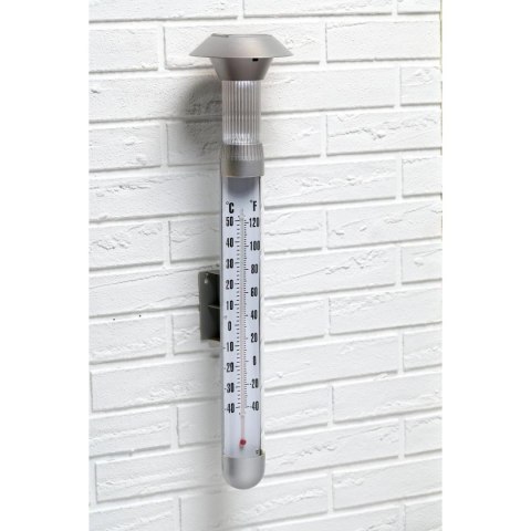 TERMOMETR SOLARNY Z OSWIETLENIEM LED wys 97CM GRUNDIG TERMOMETR SOLARNY Z OSWIETLENIEM LED wys 97CM GRUNDIG