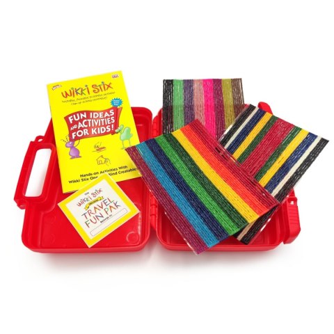 Woskowe sznureczki Wikki Stix - duży zestaw kreatywny - red XL Woskowe sznureczki Wikki Stix - duży zestaw kreatywny - red XL